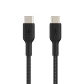 Belkin Boost Charge Braided USB-C to USB-C Cable 1m , Black| CAB004bt1MBK